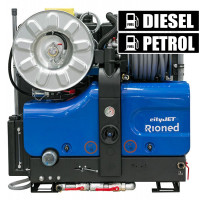 Rioned CityJet vstavaná vysokotlaková čistička potrubí do Ø 450 mm. Rioned CityJet vstavaná vysokotlaková čistička potrubí do Ø 450 mm.